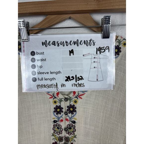 NEW Umgee Women’s Dress Size Medium Embroidered‎ Boho Cottagecore Spring Summer - Picture 9 of 9